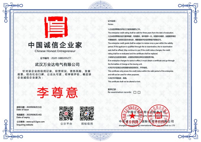 中國誠信企業家